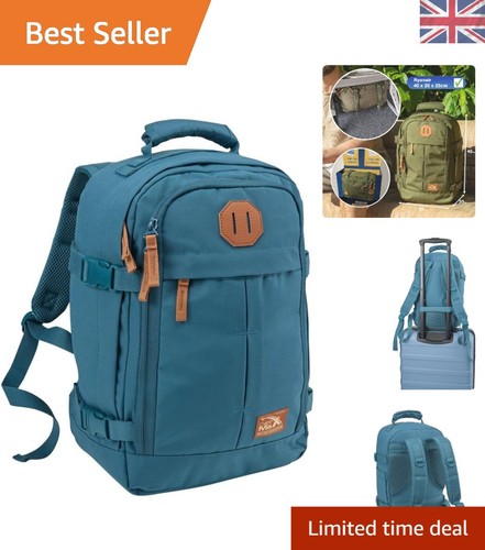 Stylish petrol blue 40x20x25 - stylish,