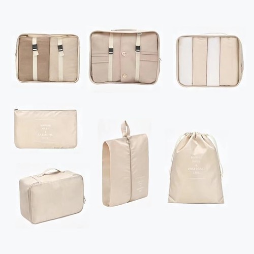 7pcs travel packing - cubes, set