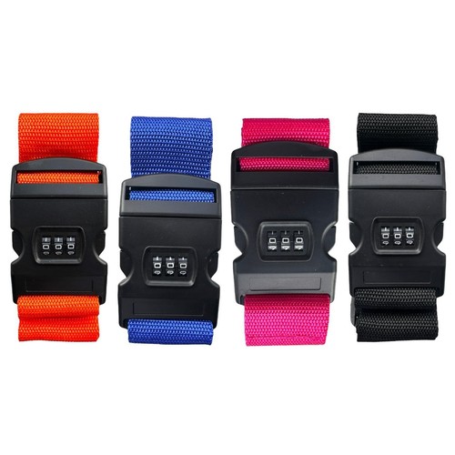 4pcs adjustable luggage - 4pcs, straps