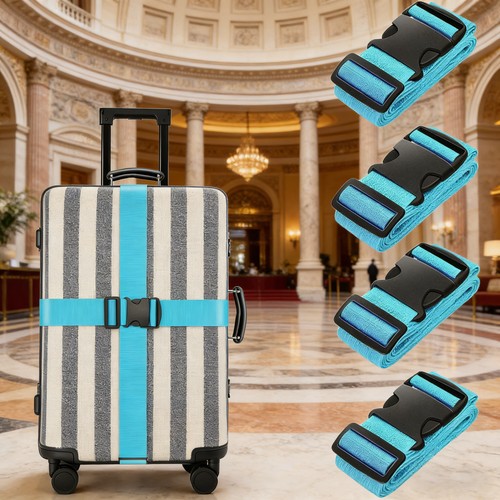 6pcs adjustable luggage straps - 6pcs,